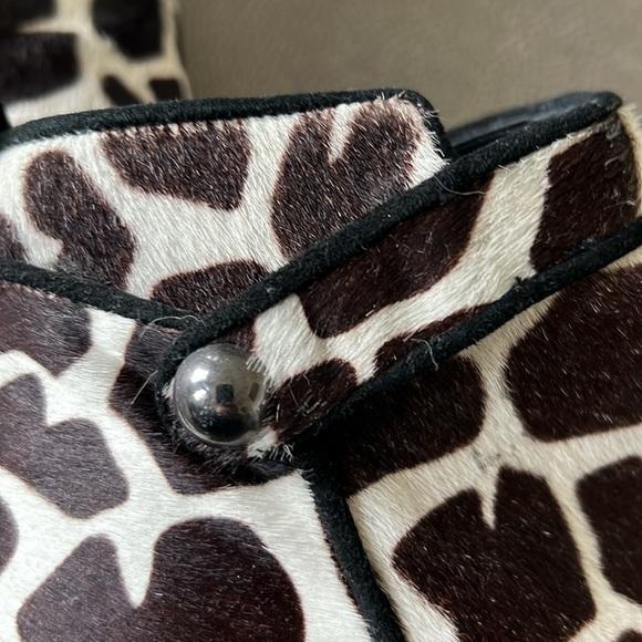 Leather and fur booties from Saks. - Picture 3 of 5